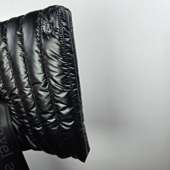 Samantha Brown Black Quilted Crossbody Bag – Lightweight Travel Purse, Wide Stra - Picture 8 of 8